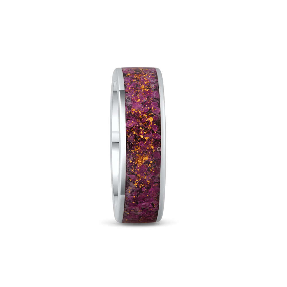 EHD - HONOR Ring | Ruby 24K Gold Neodymium Magnet White Gold-the-taste.com