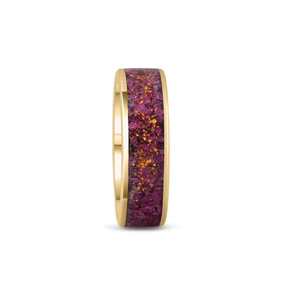 EHD - HONOR Ring | Ruby 24K Gold Neodymium Magnet Yellow Gold-the-taste.com